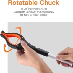 Outil De Ramassage, ENGiNDOT Pince De Préhension En Aluminium, Outil D’Aide Extension Pliable 180°, Tête Rotatif 90°, Pince Magnétique En Caoutchouc Pour Ramassage Des Déchets De Jardin-RG01 9 Outil De Ramassage, ENGiNDOT Pince De Préhension En Aluminium, Outil D’Aide Extension Pliable 180°, Tête Rotatif 90°, Pince Magnétique En Caoutchouc Pour Ramassage Des Déchets De Jardin-RG01 -Flore Riche Soldes Magasin 78027853 3