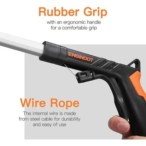 Outil De Ramassage, ENGiNDOT Pince De Préhension En Aluminium, Outil D’Aide Extension Pliable 180°, Tête Rotatif 90°, Pince Magnétique En Caoutchouc Pour Ramassage Des Déchets De Jardin-RG01 6 Outil De Ramassage, ENGiNDOT Pince De Préhension En Aluminium, Outil D’Aide Extension Pliable 180°, Tête Rotatif 90°, Pince Magnétique En Caoutchouc Pour Ramassage Des Déchets De Jardin-RG01 – Image 4