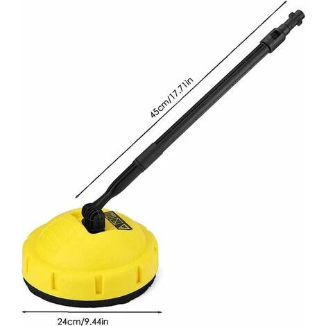 Brosse Rotative Pour Karcher K, Nettoyeur De Surfaces Rotatives Nettoyeur De Terrasse à Paroi Supérieure Pour Nettoyeurs Haute Pression électriques Karcher K 4 Brosse Rotative Pour Karcher K, Nettoyeur De Surfaces Rotatives Nettoyeur De Terrasse à Paroi Supérieure Pour Nettoyeurs Haute Pression électriques Karcher K – Image 2