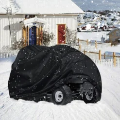 Housse De Tondeuse à Gazon - Housse De Tracteur S'adapte Aux Ponts Jusqu'à 54 Housse De Rangement En Polyester Oxford 210D Robuste, Ajustement Universel Avec Cordon De Serrage Et Sac De Rangement Pour -Flore Riche Soldes Magasin 78687504 4