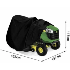 Housse De Tondeuse à Gazon - Housse De Tracteur S'adapte Aux Ponts Jusqu'à 54 Housse De Rangement En Polyester Oxford 210D Robuste, Ajustement Universel Avec Cordon De Serrage Et Sac De Rangement Pour -Flore Riche Soldes Magasin 78687504 5
