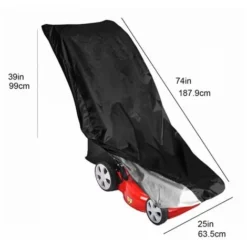 Housse De Protection Universelle Pour Tondeuse à Gazon, 188cm 63,5 99cm (argent) -Flore Riche Soldes Magasin 78948986 3