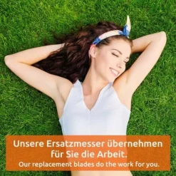 RHAFAYRE 30x Lames De Rechange En Acier Inoxydable Compatible Avec Husqvarna Gardena McCulloch Rob Flymo Yardforce Matrix Grizzly Brast - Comprend Des Vis -Flore Riche Soldes Magasin 80300729 5