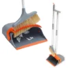 Ensemble Balai Balayette + Pelle à Poussière - Idéal Nettoyage De La Maison - Manche 90 Cm - Pelle à Bascule Autoblocante -Flore Riche Soldes Magasin 81923175 1