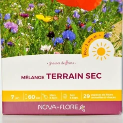 Jachère Fleurie Pour Terrains Secs Et Arides. 7 à 100 M² - Jachère 7 M² -Flore Riche Soldes Magasin 82704673 3