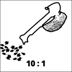 Einhell Aspirateur-souffleur électrique GC-EL 3024 E (tube Ø 75 mm, Puissance D’aspiration 650 m³/h, Fonction Broyage (10:1), Vitesse De Soufflage 240 km/h, 40 L) -Flore Riche Soldes Magasin 85501986 5