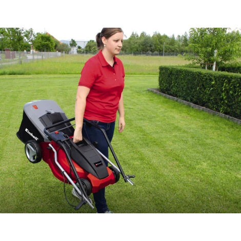 Einhell Tondeuse à Gazon électrique GC-EM 1732 (1700 W, Largeur De Coupe 42 Cm, Bac De Ramassage De 50 L, Surface Conseillée 700 M²) 4 Einhell Tondeuse à Gazon électrique GC-EM 1732 (1700 W, Largeur De Coupe 42 Cm, Bac De Ramassage De 50 L, Surface Conseillée 700 M²) – Image 2