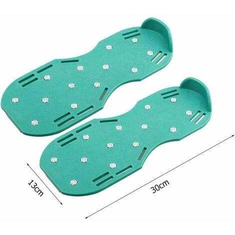 Sandales Aérateur Pelouse Aérateur De Gazon De Jardin à Pointes Avec 8Sangles Réglables Allongées Et 26Pointes Sandales D'aération De Pelouse De Taille Universelle Pour Pelouse De Jardin(Vert) 4 Sandales Aérateur Pelouse Aérateur De Gazon De Jardin à Pointes Avec 8Sangles Réglables Allongées Et 26Pointes Sandales D'aération De Pelouse De Taille Universelle Pour Pelouse De Jardin(Vert) – Image 2