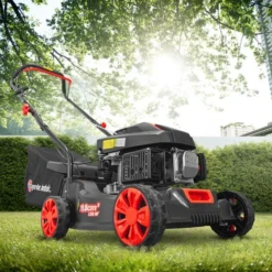 Tondeuse Thermique Poussée 79.8CC Avec Carter En Plastique - Elem Garden Technic -Flore Riche Soldes Magasin 85670445 5