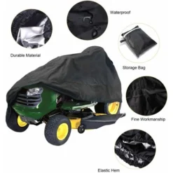 AIDUCHO Housse De Protection Imperméable Pour Tondeuse Autoportée - Protection UV - Pour Tracteur De Jardin Autoportée - XL(183x137x117CM) -Flore Riche Soldes Magasin 85783647 3