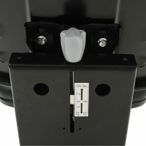 Siège De Tracteur Avec Suspension Noir VidaXL 7 Siège De Tracteur Avec Suspension Noir VidaXL – Image 5