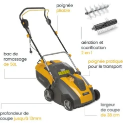 STIGA SV 415 E - Scarificateur électrique -Flore Riche Soldes Magasin 86498381 2