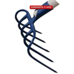 Croc à Fumier Douille Inversée 5 Dents Sans Manche