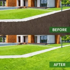 Gazon Tapis De Graines D'herbe Biodégradable Tapis De Paille Engrais Jardin Pique-nique Pelouse Arrière-cour Plantation Grandir - 1m -Flore Riche Soldes Magasin 87057620 2