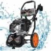 TACKLIFE Nettoyeur Haute Pression à Essence, 2800 PSI/190 Bar, 480 L/H, 209 CC Moteur OHV à 4 Temps, 6,5 HP, Réservoir De Savon, Ensemble De 5 Buses, Multi-Usage, Conforme CARB - GSH01B -Flore Riche Soldes Magasin 87563773 1
