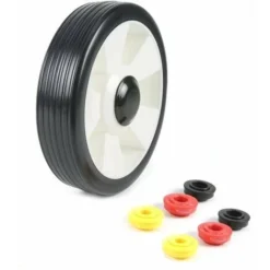 Roue De Tondeuse à Gazon Universelle Ø 150mm Avec Bagues Largeur De Bande 40mm Générique Parc Entretien Rechange Chariot Barbecue Autoportée