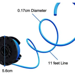 La Ligne De Bobine De Rechange Pour Tondeuse Comprend 2 Capuchons De Tondeuse Compatibles Ryobi One+ AC14RL3A 18V, 24V, 40V Tondeuses Sans Fil, 8 + 2 PACK 11 La Ligne De Bobine De Rechange Pour Tondeuse Comprend 2 Capuchons De Tondeuse Compatibles Ryobi One+ AC14RL3A 18V, 24V, 40V Tondeuses Sans Fil, 8 + 2 PACK -Flore Riche Soldes Magasin 87577030 5