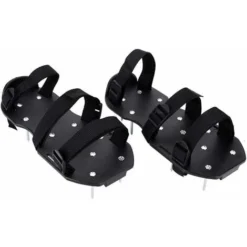 Aérateur De Pelouse, 1 Paire De Chaussures à Ongles Scarificateur Avec Sangles Réglables Chaussures à Pointes De Taille Universelle Pour Pelouse (3 Sangles) -Flore Riche Soldes Magasin 88337949 5
