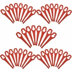 Lot De 100 Lames En Plastique Pour Coupe-bordures Ferrex/Aldi FAR 20-1 97699 2002706 FE220