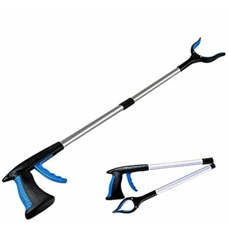 Outils De Préhension, Outil De Ramassage Pour Seniors, Et Handicapés, De Haut En Bas, Pratique, Pour Prise Du Sol , Ramassage Des Ordures, Déchets De Jardin - Bleu 4 Outils De Préhension, Outil De Ramassage Pour Seniors, Et Handicapés, De Haut En Bas, Pratique, Pour Prise Du Sol , Ramassage Des Ordures, Déchets De Jardin - Bleu – Image 2