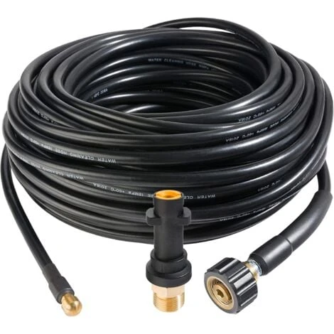 AREBOS Tuyau De Nettoyage De Canalisations 25 M 160 Bar Pour La Connexion à Un Nettoyeur Haute Pression 3 AREBOS Tuyau De Nettoyage De Canalisations 25 M 160 Bar Pour La Connexion à Un Nettoyeur Haute Pression
