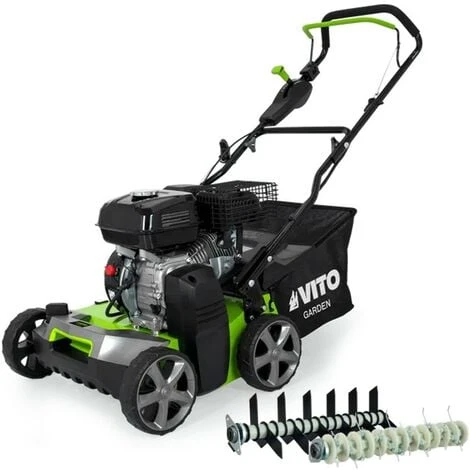 Scarificateur Démousseur Thermique 5,4CV 212cm3 Largeur Travail 40cm Livré Avec 2 Arbres Lames Et Ressorts VITO Professionnel 3 Scarificateur Démousseur Thermique 5,4CV 212cm3 Largeur Travail 40cm Livré Avec 2 Arbres Lames Et Ressorts VITO Professionnel
