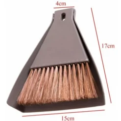 Brosse Balayette, Mini Balai Pelle À Poussière Fouet Set Main Broom Fouet Snap-on Set De Table Pour Clavier Dustpan Portable Bureau Bureau -Flore Riche Soldes Magasin 89979415 4