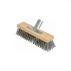 Balai Ă Poils En Acier Monobloc Avec Support De PoignĂ©e En MĂ©tal TĂȘte De Balai Ă Brosse - HĂȘtre De QualitĂ© SupĂ©rieure - 20 Cm