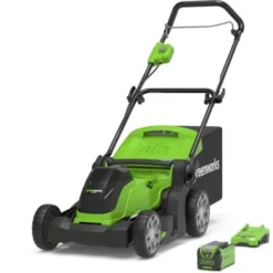 Greenworks 40V Tondeuse 41 Cm - Avec Une Batterie 2.5 Ah Et Chargeur Vert