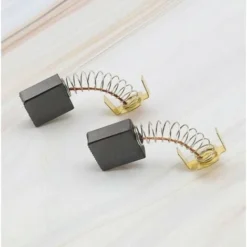 4 Paires De Balais De Charbon 7x17x17mm Compatibles Avec Rexon M2500A Scie à Onglet Pièces De Rechange Pour Accessoires D'outils Électriques BF -Flore Riche Soldes Magasin 92502430 5