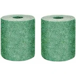 2 Pack Rouleau De Tapis De Semences De Gazon, Tapis De Culture D'Herbe Biodégradable , Tapis De Semences De Gazon Engrais Jardin Pique-Nique Jardinage Tapis De Plantation De Pelouse 20 × 100