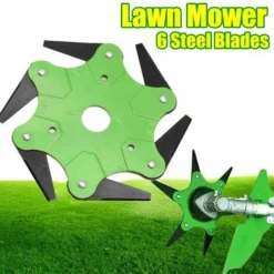 65mm 6 Dents Extérieur Lames De Coupe-herbe Tondeuse à Gazon Coupe-herbe Tête De Machine (vert) -Flore Riche Soldes Magasin 92878359 3