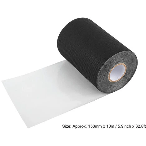 Bande Adhésive De Gazon Synthétique 150mmx10m Ruban Adhésif D'herbe Tapis (2 Couleurs)(Black) 4 Bande Adhésive De Gazon Synthétique 150mmx10m Ruban Adhésif D'herbe Tapis (2 Couleurs)(Black) – Image 2