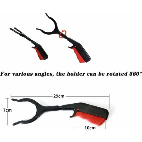 Outils De Ramassage,2pc Pince De Préhension-29 Cm,Pince De Préhension Pour Personnes Agées,Pince Attrape Tout Pour La Maison Et Le Jardin 4 Outils De Ramassage,2pc Pince De Préhension-29 Cm,Pince De Préhension Pour Personnes Agées,Pince Attrape Tout Pour La Maison Et Le Jardin – Image 2