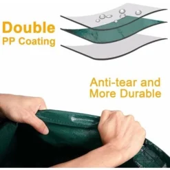 3 X 120L Sac De Jardin Sac De Déchets De Jardin En PP Solide - Autoportante Et Pliable - Sacs Poubelle Pour Les Déchets De Jardin Feuillage De Pelouse Vert Coupe -Réutilisable 9 3 X 120L Sac De Jardin Sac De Déchets De Jardin En PP Solide - Autoportante Et Pliable - Sacs Poubelle Pour Les Déchets De Jardin Feuillage De Pelouse Vert Coupe -Réutilisable -Flore Riche Soldes Magasin 94075024 3