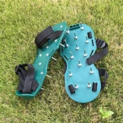 RAINBOW Ripper Shoes, Garden Mile Garden Lawn Aerator Shoes Aérateur De Pelouse Manuel Avec 13 Clous De 5,7 X 13 Cm Et Fixations Paire De Sandales Universelles Pour Aérateur De Pelouse