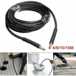 Pour Karcher K2 K3 K4 K5 K6 K7 (6 M), Nettoyeurs Haute Pression Nettoyage à L'eau Kit De Nettoyage De Tuyau De Remplacement Haute Pression 6M / 8M / 10M / 15M 10 Pour Karcher K2 K3 K4 K5 K6 K7 (6 M), Nettoyeurs Haute Pression Nettoyage à L'eau Kit De Nettoyage De Tuyau De Remplacement Haute Pression 6M / 8M / 10M / 15M -Flore Riche Soldes Magasin 94720113 4