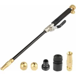 Pistolet à Eau Haute Pression Avec 3 Buses à Jet, Buse De Tuyau Laveuse à Pression 20MPA Baguette Rondelle De Puissance De Jet Pour Voiture Maison Jardin Vitre De Nettoyage De Vitre