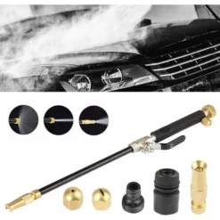 Pistolet à Eau Haute Pression Avec 3 Buses à Jet, Buse De Tuyau Laveuse à Pression 20MPA Baguette Rondelle De Puissance De Jet Pour Voiture Maison Jardin Vitre De Nettoyage De Vitre -Flore Riche Soldes Magasin 94898640 3