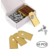 ELLE 45 X Lames De Couteau En Titane Pour Toutes Les Tondeuses Robotiques Husqvarn/Automower/ Yardforce/Gardena(3g-0.75mm) Avec 45 Vis, Lames De Rechange Pour Modéles 105,310,315,320,420,430x,r40i - Doré 2 ELLE 45 X Lames De Couteau En Titane Pour Toutes Les Tondeuses Robotiques Husqvarn/Automower/ Yardforce/Gardena(3g-0.75mm) Avec 45 Vis, Lames De Rechange Pour Modéles 105,310,315,320,420,430x,r40i - Doré -Flore Riche Soldes Magasin 94922683 1