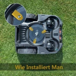 ELLE 45 X Lames De Couteau En Titane Pour Toutes Les Tondeuses Robotiques Husqvarn/Automower/ Yardforce/Gardena(3g-0.75mm) Avec 45 Vis, Lames De Rechange Pour Modéles 105,310,315,320,420,430x,r40i - Doré -Flore Riche Soldes Magasin 94922683 4