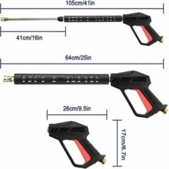 Pistolet De Lavage Haute Pression, Lance, Kit De Buses, Kit D'embouts 4000psi M22 -Flore Riche Soldes Magasin 95084813 5