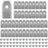 45 Lames En Titane Pour Toutes Les Tondeuses Robotisées Husqvarn/Automower/ Yardforce/Gardena (3g-0,75 Mm) Avec 45 Vis, Lames De Rechange Pour Les Modèles 105,310,315,320,420,430x,r40i -Flore Riche Soldes Magasin 95134230 1