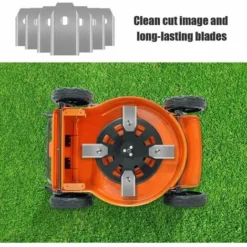 45 Lames En Titane Pour Toutes Les Tondeuses Robotisées Husqvarn/Automower/ Yardforce/Gardena (3g-0,75 Mm) Avec 45 Vis, Lames De Rechange Pour Les Modèles 105,310,315,320,420,430x,r40i -Flore Riche Soldes Magasin 95134230 4