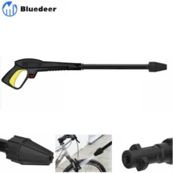 Pistolet Ă Eau Haute Pression Avec Lance Ă Jet Variable Et Lance Rotative, Compatible Avec Les Nettoyeurs Haute Pression Lavor