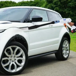 Nettoyeur Haute Pression 21v Pistolet Portable Nettoyeur à Eau Avec 2 Batteries -Flore Riche Soldes Magasin 95711120 5