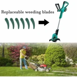 24pcs Lames En Plastique De Rechange Tondeuse Lame Coupe Bordure Lame Coupe Bordur Lames En Plastique Coupe Bordure à Lame Plastique Pour Lames De Coupe-Bordures Bosch Art 23-18 Li Art 26-18 H335 -Flore Riche Soldes Magasin 96488140 4