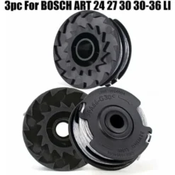 Lot De 3 Bobines Pour Débroussailleuse Bosch Art 24 27 30 30-36 Li 18 M 1,65 Mm -Flore Riche Soldes Magasin 96499942 4
