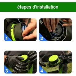 Lot De 6 Bobines De Rechange Pour Débroussailleuse Sans Fil Parkside PRTA 20-Li C3 IAN351753 -Flore Riche Soldes Magasin 96499964 3