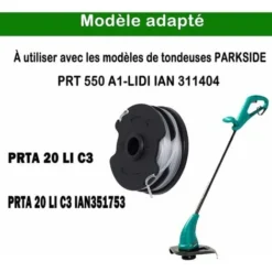 Lot De 6 Bobines De Rechange Pour Débroussailleuse Sans Fil Parkside PRTA 20-Li C3 IAN351753 -Flore Riche Soldes Magasin 96499964 4